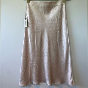 Aritzia Babaton Slip Midi Skirt in Denude